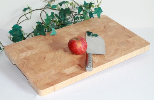 Massives Sushi-Schneidebrett aus Holz – Extra Große Schneidefläche (50x30x2,7cm) - 4