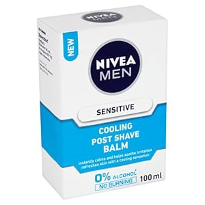 NIVEA Men Sensitive Cooling Post Shave Balm with Zero Percent Alcohol Pack of 6 (6 x 100ml) After Shave Balm for Men… - Image 5