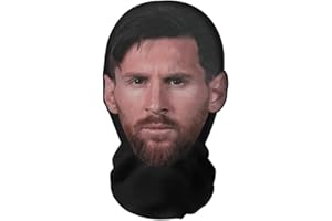 Aristo Solutions Máscara de cara completa con impresión 3D, transpirable, ligera y cómoda, ideal para cosplay, fiestas, Halloween, karnveal y eventos