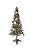 Produktbild Heitmann Deco dekorierter und beschneiter Weihnachts-Baum - rustikal- rot- geschmückt-  natürliche Weihnachtsdekoration