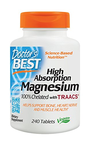 Doctors Best, High Absorption Magnesium, 100% Chelated, 240 Tablets RS.2149 (48.00% Off) - Amazon