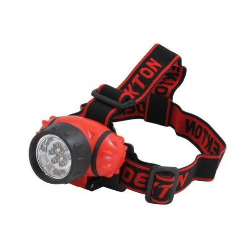 Preisvergleich Produktbild Dekton dt50500 7 LED Scheinwerfer, Schwarz / Rot