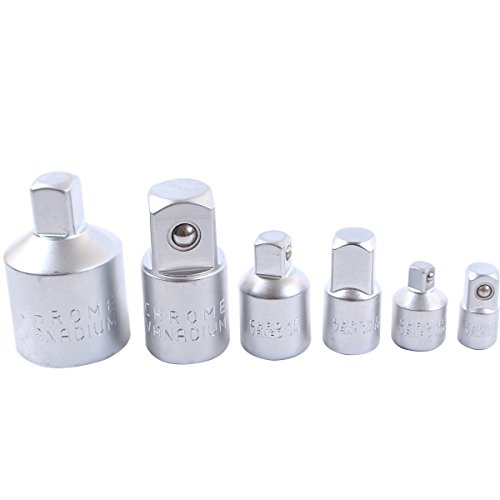 Adapter für Nüsse Ratsche auf Bit Steckschlüssel 1/4 3/8 1/2 3/4 Zoll 6 tlg - 2