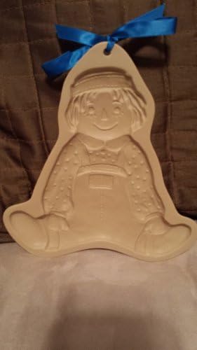 Brown Bag Cookie Art 1986 Shortbread Cookie Mold~Raggedy Andy