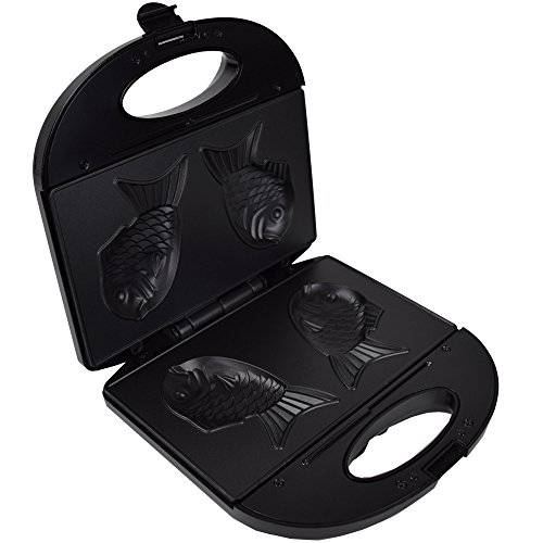 Syntrox Germany FM-750W Taiyaki Maker japanisches Gebäck in Form eines Fisches - 4