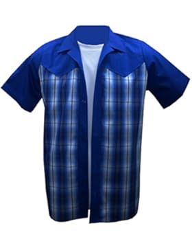 Rockabilly Fashions -  Camicia Casual  - Basic - Uomo