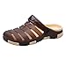 Produktbild TWISFER Herren Schuhe Sommer Sandalen Männer Einfarbige Sandalen Leichte Atmungsaktive Strandschuhe rutschfeste Lochschuhe rutschfest