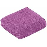 Vossen Calypso feeling – Toalla, 100 % algodón, morado, Toalla de invitados: 30 x 50 cm