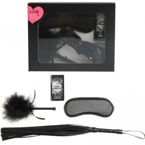 Preisvergleich Produktbild SECRETPLAY FIRST KIT BDSM FUSTA+ MONODOSIS + PLUMERO + VENDA