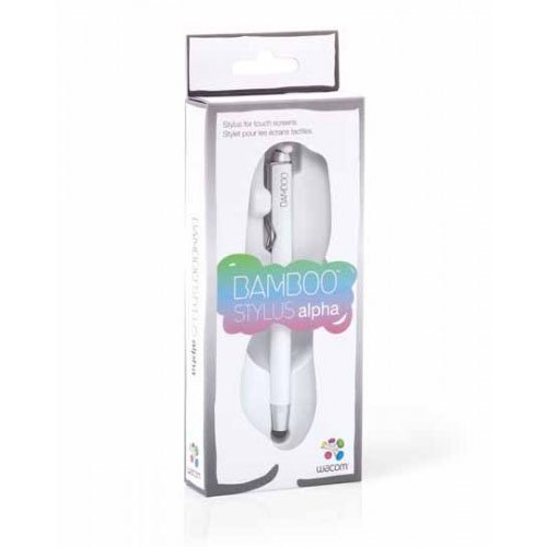 Wacom Bamboo Stylus alpha CS-130W Eingabestift (für iPad, Smartphones & Tablet-PCs) weiß - 2