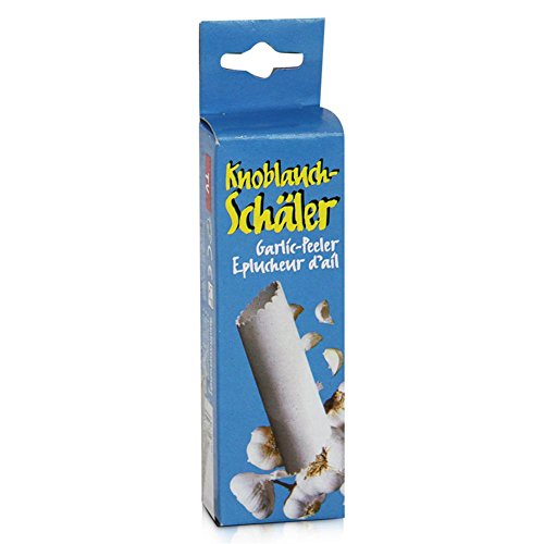 Knoblauchschäler Knoblauch Schäler Reibe Presse Silikon weiß Spülmaschinengeeignet