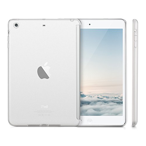 kwmobile Hülle für Apple iPad Mini 2 Retina / iPad Mini 3 – Smartcover Kompatibles Backcover Case Tablet Schutzhülle TPU Silikon – Tabletcase Cover Matt Transparent - 5