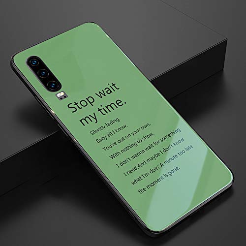 Preisvergleich Produktbild SOOCX Persönlichkeit huawei p20pro fall p30 pro glasabdeckung p30 all inclusive tropfenabdeckung ins mädchen gehärtetes glas zurück fall modedesign kratzfest stoßfest telefon abdeckung ultradünne fall