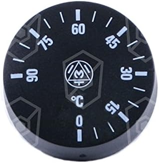 Toggle for 42 mm Diameter 0 – 90 °C suitable for Angelo Po Dishwasher Thermostat for Axle Diameter 6x4,6 mm Black For Colged