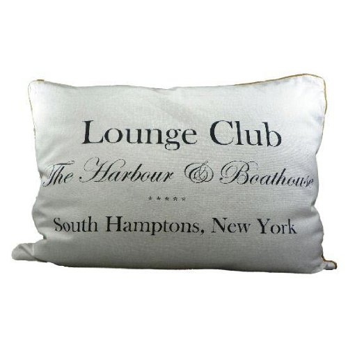 Kissen Lounge Club weiß 35 x 50 Dekokissen Shabby