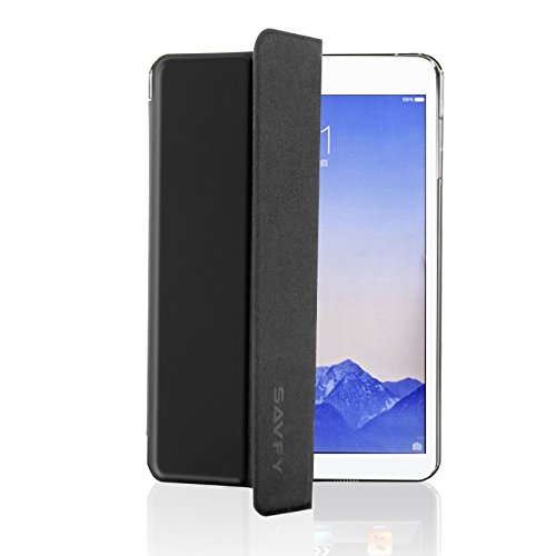 SAVFY Apple iPad Pro 12.9 Hülle Ultra-Slim Premium Kunstleder mit Standfunktion und Automatischem Schlaf Aufwachen Funktion, Gold - 3