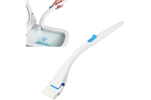 FICTORY Kit di scopino per WC usa e getta, sistema di pulizia della toilette, Scopino per WC usa e getta Testina detergente concentrata sostituibile per il bagno di casa