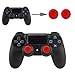 Produktbild Controller Aufsätze Thumbsticks Analog Stick Kappen Silikon Schutzkappen Control Sticks für DualShock Gamepad Sony Playstation PS4 Pro, PS4, PS3, PS2, Xbox One X, Xbox 360, Nintendo Switch in Rot