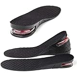 Tirmokaso® Height Increase Shoe Insoles Air Cushion 3-Layer 2.75 inch /7cm Make You Taller,Supportive Comfort Breathable Mult