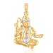 VK Jewels LORD HANUMAN Gold and Rhodium Plated Alloy God Pendant for Men & Women made with Cubic Zirconia -  PS1011G [VKP1011G] RS.279.00
