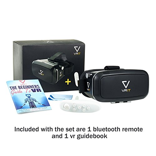 Top VR Headset Set + Bluetooth Remote + Guide To Virtual Reality, The 3d Virtual Reality Kit, Enjoy VR Games, Works With… - Image 7