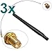 Produktbild Generic YC-AMD2-151014-74  ail 5dbA u-FL Wlan RP-SMA 3x Antenne u-FL Wlan WiFi Speedport Adapter Kabel Fritz!Box Pigtail 5db 3x Antenne
