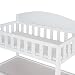 Infantastic Baby Changing Table from Natural Wood Unit 2 Storage Surfaces Furniture Nursery Baby Furniture in Different Colours (White)