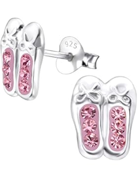 So Chic Schmuck - Ohrstecker Ballerina Schuhe Sterling Silber 925