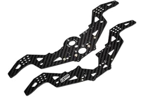 Carbon Fiber Chassis Side Panels For LOSI 1/18 Mini LMT 4X4 Brushed Monster Truck RTR LOS01026 Upgrade Parts