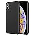 Price comparison product image MoKo Compatible with iPhone Xs Max Case, Liquid Silicone Gel Rubber Shockproof Slim Fit Protective Case Soft Touch Back Cover Compatible with Apple iPhone Xs Max 6.5 inch 2018 - Black