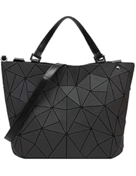Frauen-geometrische Gitter Handtasche Schultertasche