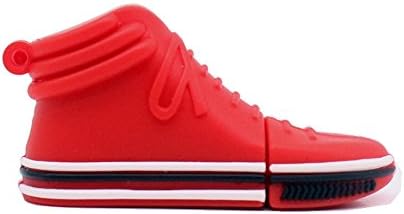 USB Stick in the Shape of a red sneakers shoe with USB 2.0 Technology for Fast Data Transfer of Shipping from the German manufacturer 16 GB