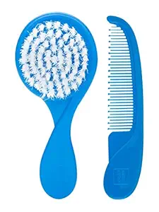 Mee Mee Comb and Brush Set (Premium, Blue)