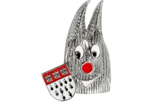 MAKOTEX Unbekannt Herren Damen Brosche ~ Domi mit Wappen ~ aus Zinklegierung & Eisen Anstecker Kölner Dom Karneval Köln Kostüm