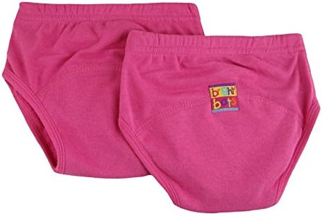 Bright Bots Potty Training Pants (Twin Pack, Pink, Extra Large, 30-36 Months)