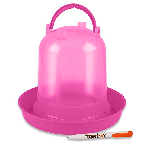 Tigerbox 1 5lt Hot Chick Poultry Drinker Bright Pink U V