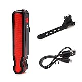 Carga USB, interruptor manual Luz trasera de bicicleta Luces traseras de Spider-Man Carga de USB Luces de advertencia de conducción nocturna Accesorios de bicicleta de montaña