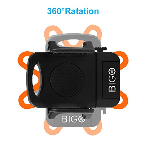 BIGO Fahrrad Handyhalterung fÃ¼r Smartphones, Anti-Shake und Universal Fahrradhalter fÃ¼r iPhone 7 6S/6S Plus 6/6Plus 5S/4S Galaxy S5/S4/S3, auch kompatibel mit MotorrÃ¤dern und Scootern