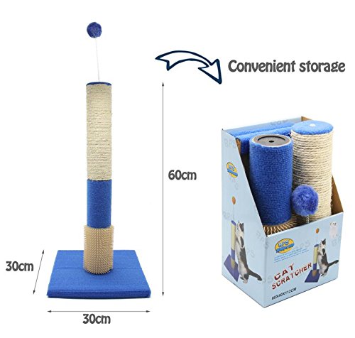 BPS-Grattoir-Jouet-pour-animaux-de-compagnie-Chats-avec-boule-bi-matire-rugueux-Taille-60-x-30-x-30-cm-bps-10701