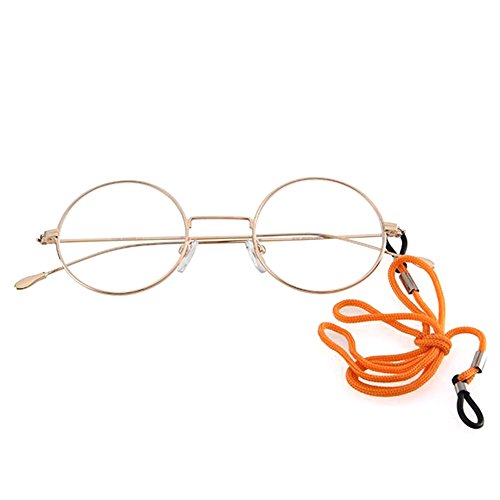 Preisvergleich Produktbild Haodasi Retro runder Metallrahmen Lesebrille Männer Frauen