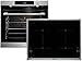 Produktbild AEG BCK455 Set SteamBake Backofen BCK452210M + Induktionskochfeld HKM76400X-B