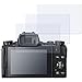 Produktbild 3 x Displayschutzfolie klar/wie unsichtbar für Canon Powershot G1X Mark III