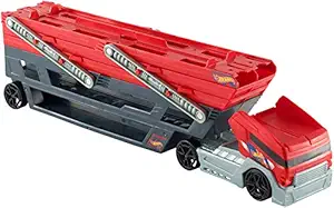 Hot Wheels Plastic Mega Hauler Truck, Stores More Than 50 Cars, Multicolor