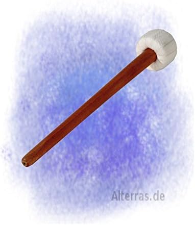 Sound-object: wooden stick for singing bowls white