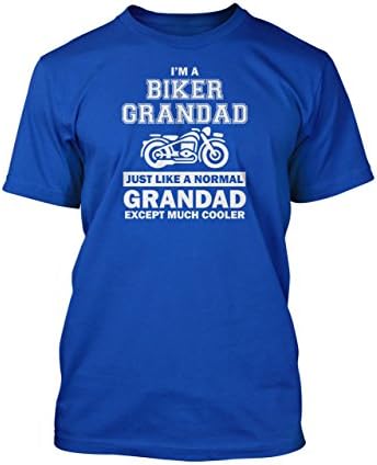 Glare UK Biker Grandad Ex - Tee Royal Blue - Large