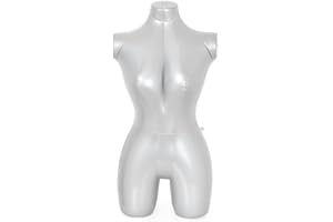 Oniissy 1 x aufblasbare Damenpuppe, Ganzkörper mit aufblasbarer Schaufensterpuppe, modischer Schnuller, Torso-Modell, Fenstermodelle, Badeanzug, Verkauf, Einkaufszentren