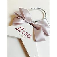 Hochzeit-Kleiderbügel (weiß) für *Braut*Hochzeit*Bridesmaid*Trauzeugin*Geschenk* Personalisierte Kleiderbügel