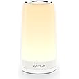 PREKIAR Touch Bedside Lamp, LED Table Lamp Nightstand Lamp Night Lights, 6W Desk Lamps Dimmable 2900K-3100K & Color Changing RGB for Bedrooms, Living Rooms and Office
