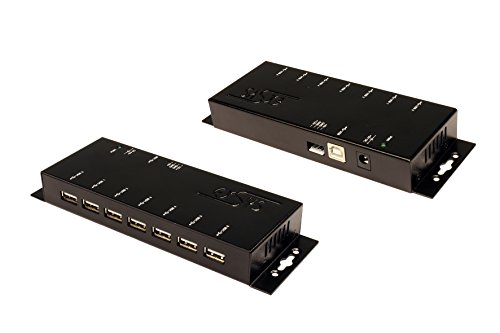 EXSYS EX-1178 Metall USB 2.0 Hub mit Netzteil (7 Port)