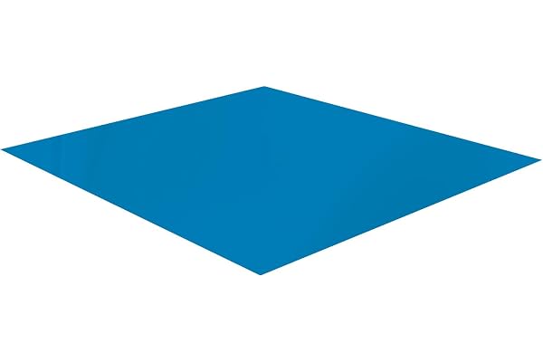 Krmoau Revêtement de sol pour piscines | Tapis de sol gonflable rond 2 m pour piscines | Tapis de sol carré résistant pour piscines hors sol